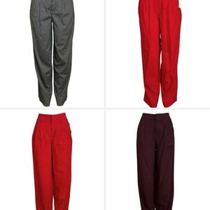 a new day Deep Plum High-Waist Trousers